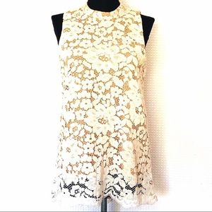 Rose + Olive Lace Top